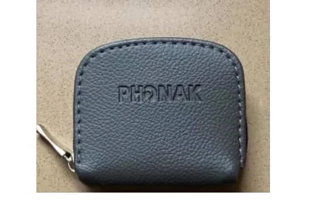 Phonak Leather Zip Pouch