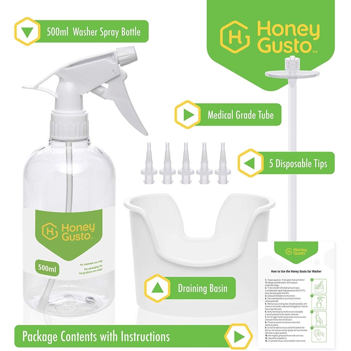 Ear Wax Removal Kit by Honey Gusto - Alpha Clinics