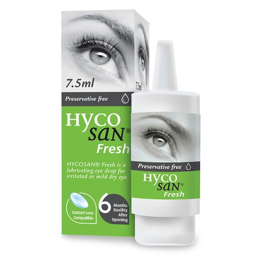 Hycosan Fresh Preservative Free Eye Drops 7.5ml - Alpha Clinics