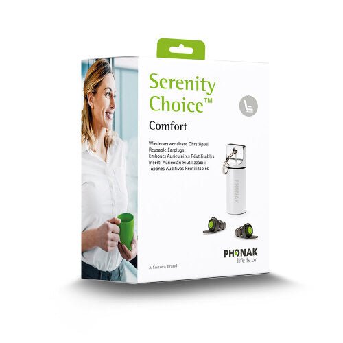 Phonak Serenity Choice Comfort - Reusable Earplugs - Alpha Clinics