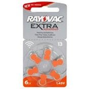 Rayovac Extra Hearing Aid Batteries Size 13 - 10 Pack (60 Cells) - Alpha Clinics
