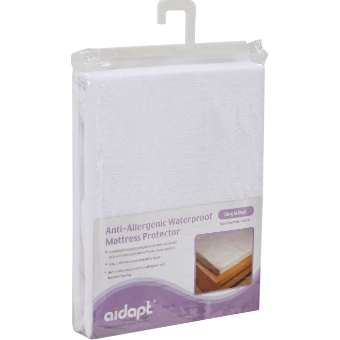 Anti - Allergenic Waterproof Mattress Protector in 3 Sizes - Alpha Clinics