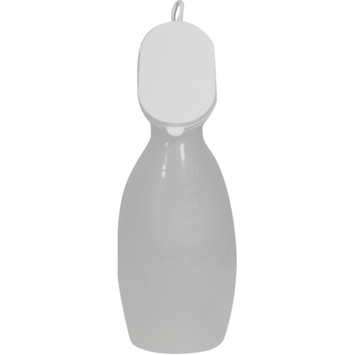 Female Portable Urinal 1L Capacity with Lid - Alpha Clinics