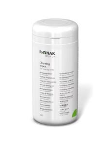 Phonak Hearing Aid Disinfectant Cleaning Wipes (Tub of 90) - Alpha Clinics