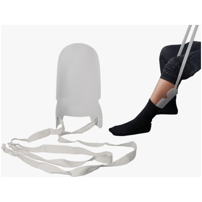 Plastic Sock Aid with Cotton Straps - Alpha Clinics