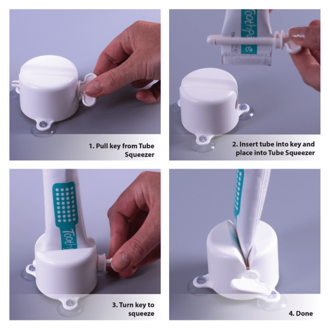 Tube Squeezer for one - handed use and for those with arthritis - Alpha Clinics