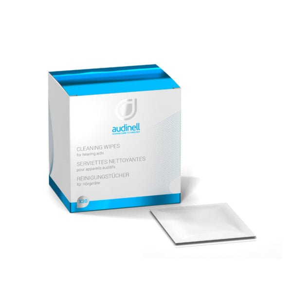 Audinell Disinfectant Cleaning Wipes For Hearing Aids - Alpha Clinics
