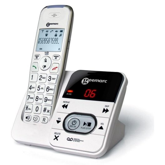 Geemarc AmpliDECT 295 Amplified Cordless Telephone with Answering Machine - Alpha Clinics