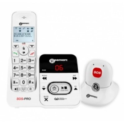 Geemarc AmpliDECT 295 SOS PRO Amplified Cordless Telephone and Pendant - Alpha Clinics
