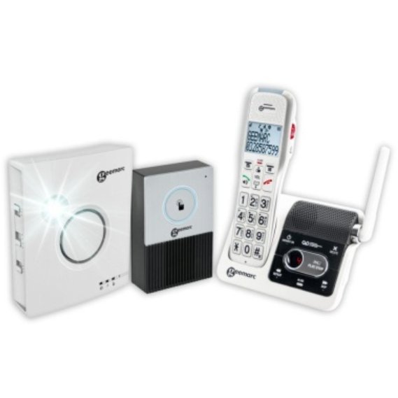 Geemarc AmpliDECT 595 Ultra Low Energy Amplified Cordless Phone with Ringer and Doorbell - Alpha Clinics