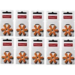 GN ReSound Hearing Aid Batteries Size 13 - 10 Pack (60 Cells) - Alpha Clinics