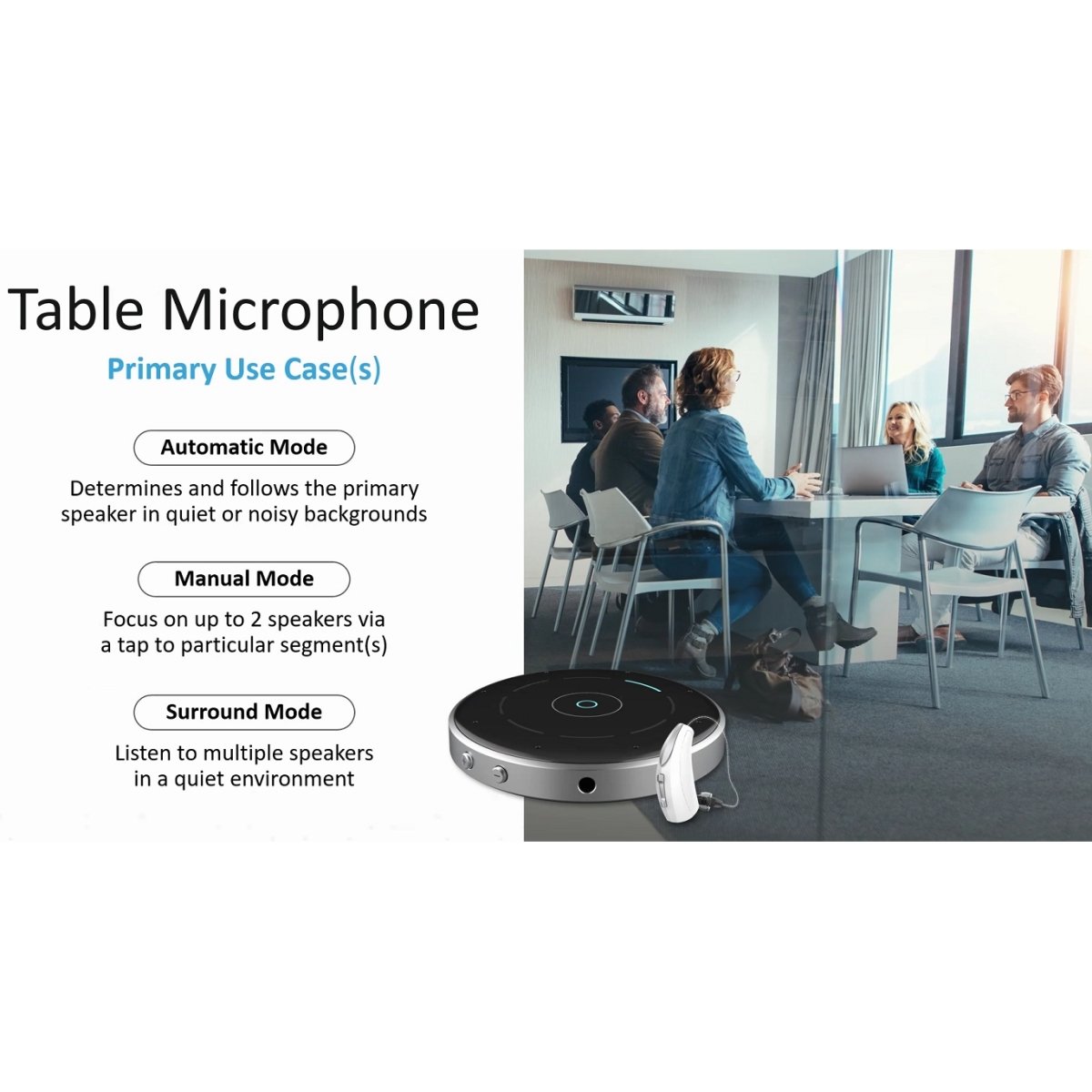 Starkey Livio 2.4Ghz Table Microphone - Alpha Clinics